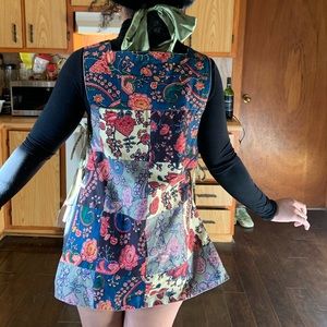 Handmade patchwork smock / apron